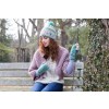 Cozy Ethnic Hat - Turquoise