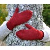 Scandinavian Double Knit Wool Mittens, 3 Colors