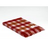 Lava Plaid Recycled Wool Blanket 