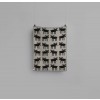 Elg Grey - Black Wool Throw Blanket