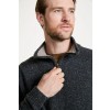 Belleek Troyer Mens Merino Wool Sweater - Graphite