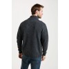 Belleek Troyer Mens Merino Wool Sweater - Graphite