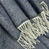 Faded Denim Herringbone