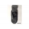 Men’s Rag Wool Mittens With Leather