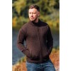 Grampian Undyed Wool Cardigan - Black Welsh