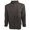 Grampian Undyed Wool Cardigan - Black Welsh