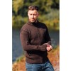 Grampian Undyed Wool Cardigan - Black Welsh