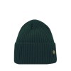 Hannah Merino Wool Beanie Dark Green