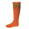 House Of Cheviot Chessboard Burnt - Orange 