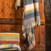 Lifestyle Illusion Stripe Throw - 150 x 183cms - Nightfall