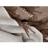Cappucino Reversible 100% Merino Lambswool Blanket