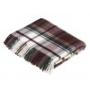 Tartan Plaid- Merino Lambswool Wool Throw Blanket - Dress MacDuff Tartan-Made in England