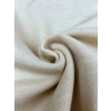 Merino Wool Throw Blanket Linen Herringbone