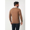 Merino Wool Crew Neck Sweater - Camel