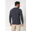 Merino Wool Crew Neck Sweater - Sky Blue