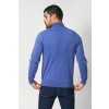 Merino Wool Quarter Zip Sweater - Sky Blue