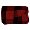 Minus33 White Mountain Woolen Camp & Picnic Wool Blanket - Red and Black Plaid