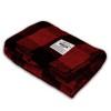 Minus33 White Mountain Woolen Camp & Picnic Wool Blanket - Red and Black Plaid