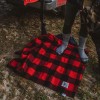 Minus33 White Mountain Woolen Camp & Picnic Wool Blanket - Red and Black Plaid