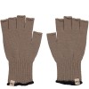 Minus33 Merino Wool Fingerless Gloves Lightweight - Tan