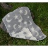 Moon & Stars Wool Throw Blanket