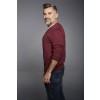 Merino Wool Sport V-Neck - Mulberry