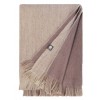 Alpaca Double Sided Throw - Chestnut