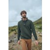 Belleek Troyer Mens Merino Wool Sweater - Green