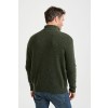 Belleek Troyer Mens Merino Wool Sweater - Green