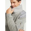 Greenwood Mens Cowlneck Wool Merino Wool Sweater - Grey