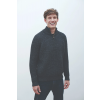 Knockroe Mens Aran Fisherman Raglan Troyer - Grey