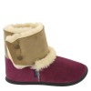 Reversed Sheepskin Bootie Slippers: 3 Colors