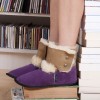 Reversed Sheepskin Bootie Slippers: 3 Colors