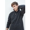 Farmleigh Lined Wool Mens Cardigan - Grey