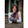 Sheepskin Cuff Gloves Brown