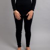 Merino Skins – Unisex Long John / Pant – Black - 100% Australian Merino Wool