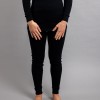Merino Skins – Unisex Long Johns / Pants – Black - 100% Australian Merino Wool