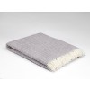 Pearl Grey Dash 100% Merino Lambswool Blanket