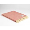 Spotted Terracotta 100% Merino Lambswool Blanket