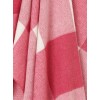 Pastel Blockcheck Cerise, Merino Lambswool Wool Throw Blanket, Bronte Moon