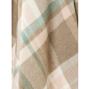 Portree Design Merino Wool Throw in Natural/Rose