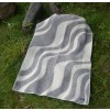 Waves Wool Throw Blanket: 2 Sizes