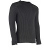 York Woolly Pully Crew Neck Wool Sweater, Black