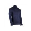 Chatham Woolly Pully Roll Neck Sweater - Navy