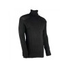 Chatham Woolly Pully Roll Neck Sweater - Black