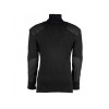 Chatham Woolly Pully Roll Neck Sweater - Black