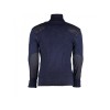 Chatham Woolly Pully Roll Neck Sweater - Navy