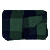 Minus33 White Mountain Woolen Camp & Picnic Wool Blanket - Green and Blue Plaid
