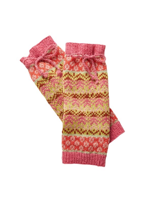 WOOL ALPACA Knitted Leg Warmers for Kid Warm Long Toeless Socks