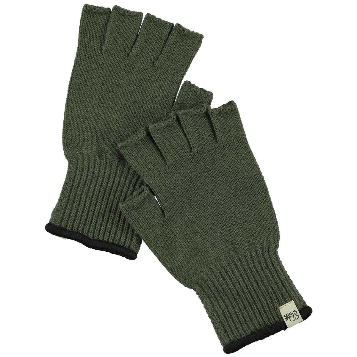 Military wool shop fingerless gloves